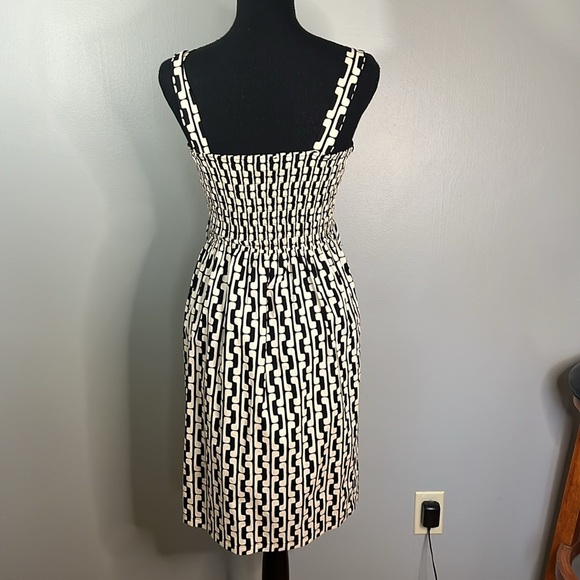 MONTEAU Squareneck Print Midi Dress - Picture 4 of 4